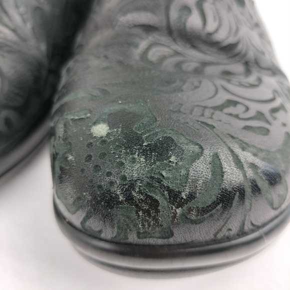 Alegria 'KEL-431' Tooled Leather Upper and Lining Clog EUC Sz. 5.5 - Picture 5 of 10